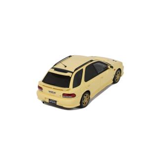Subaru Impreza WRX STI Version VI Sport Wagon Cashmere Yellow 1999 OttO mobile 1:18 Resinemodell (Türen, Motorhaube... nicht zu öffnen!)